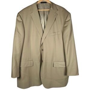 Paul Betenly 100% Wool Tan Thomas Single Breasted Sport Coat Blazer Men’s 48R